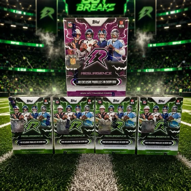 PYT (5) 2025 4- TOPPS RESURGENCE BLASTER BOX 1 - Mega Box Resurgence