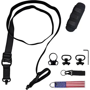 Comfort Padded 2-Point Multi-Purpose Sports Strap |   Quick-Adjust Heavy Duty Shoulder Sling for Outdoor Gear |   Includes Professional Swivel Attachments & Tool Kit