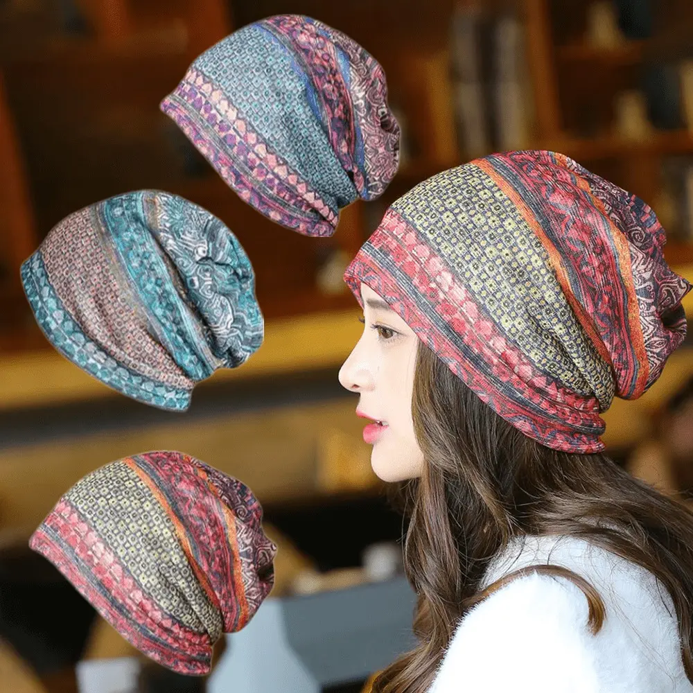 3pcs Women's Baggy Slouchy Beanie Chemo Cap, Casual Comfortable Sleep Caps, Adult Skull Hats Cap for Men Womenjavascript: