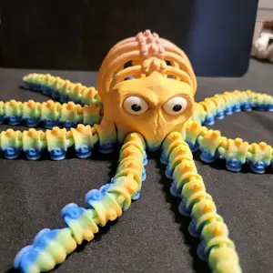 3D-printed skeleton Octopus