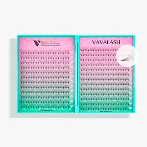 vavalash 6D LASHBOOK Promade Volume Fans - 500 Fans 0.07mm Summervibes