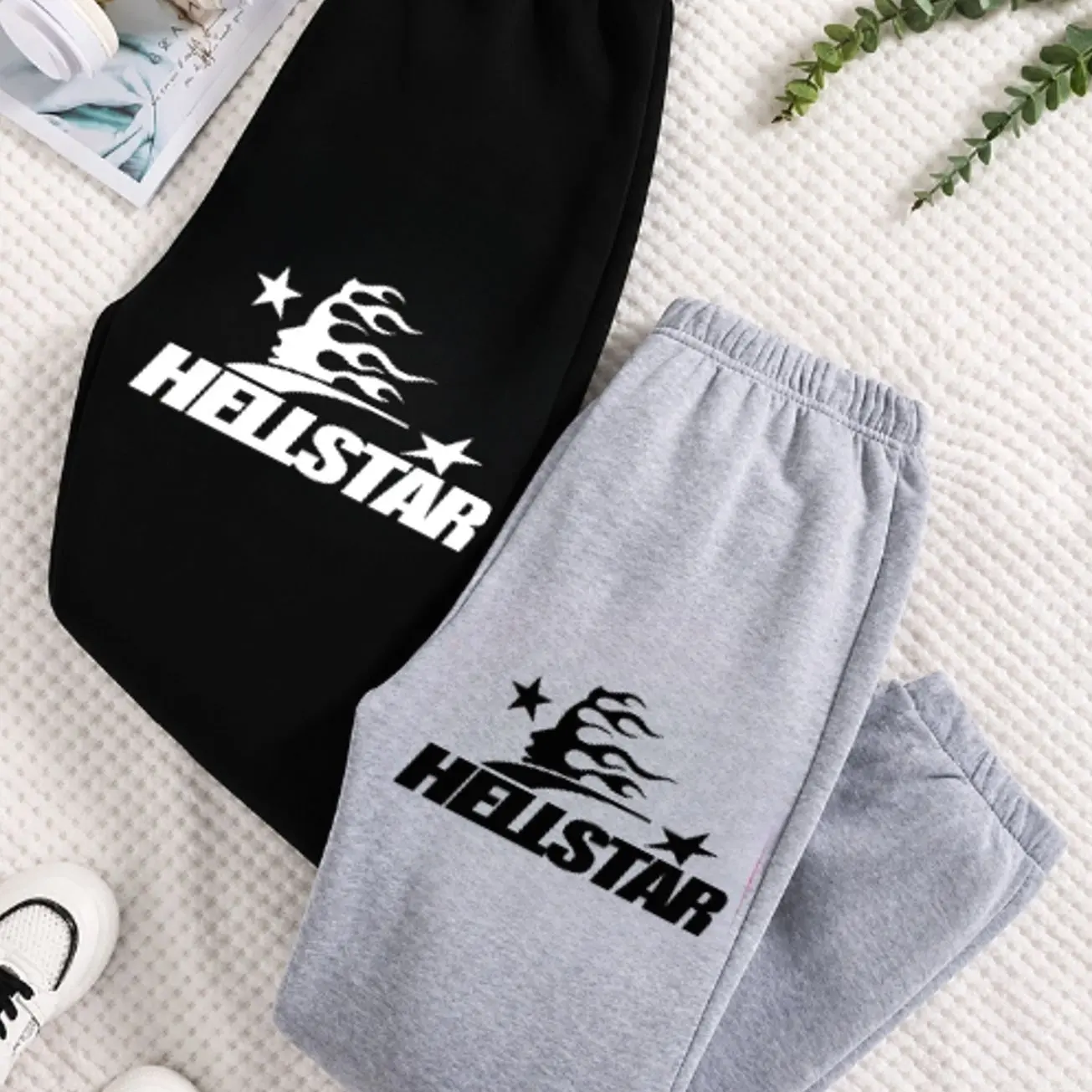 Sweatpants 1 Hellstar Graphic Sweatpants, Unisex Oversized Joggers, Soft Cotton Blend Fleece, Relaxed Fit, Streetwear Fashion, Comfortable Lounge Pants for Everyday Wear, Gift For Him, Gift For Her, Gym and Travel, Trending 2026 7