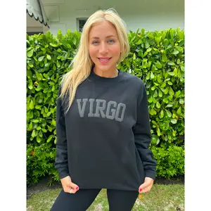 Zodiac Signs Black Sweatshirt