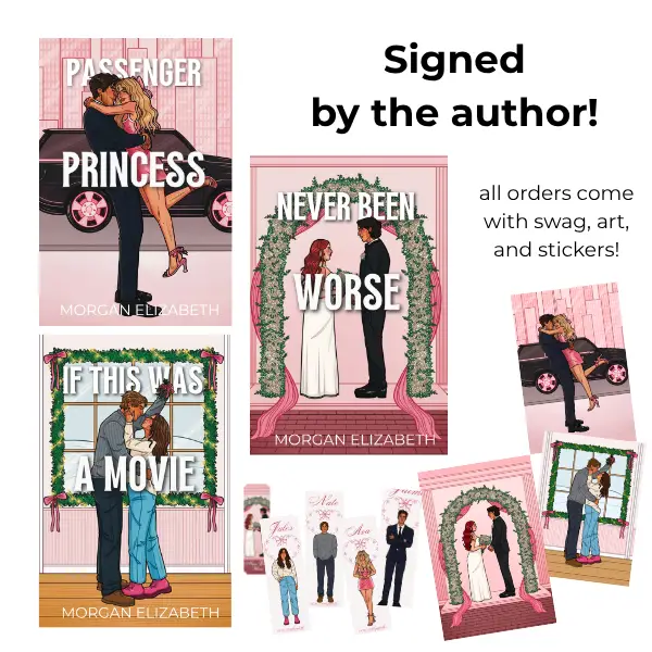 Evergreen Park Character Covers - three special edition paperbacks signed with swag!