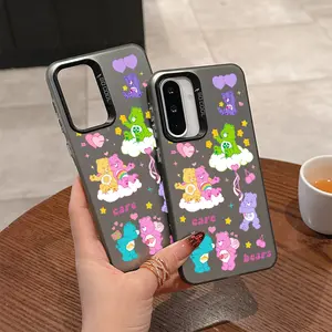Cute cartoon C-Cares B-Bears Phone Case Suitable for Xiaomi 15T 14T 13 12T 11 Poco X7 F7 X6 X5 Redmi Note 10 11 12 12s 13 14 Pro Plus 15 15C 10C 12C 13C 9A 9C 9T A1 A2 A5 K60 K40 Ultra Pro Lite 4G 5G Anti Fall Matte Back Cover