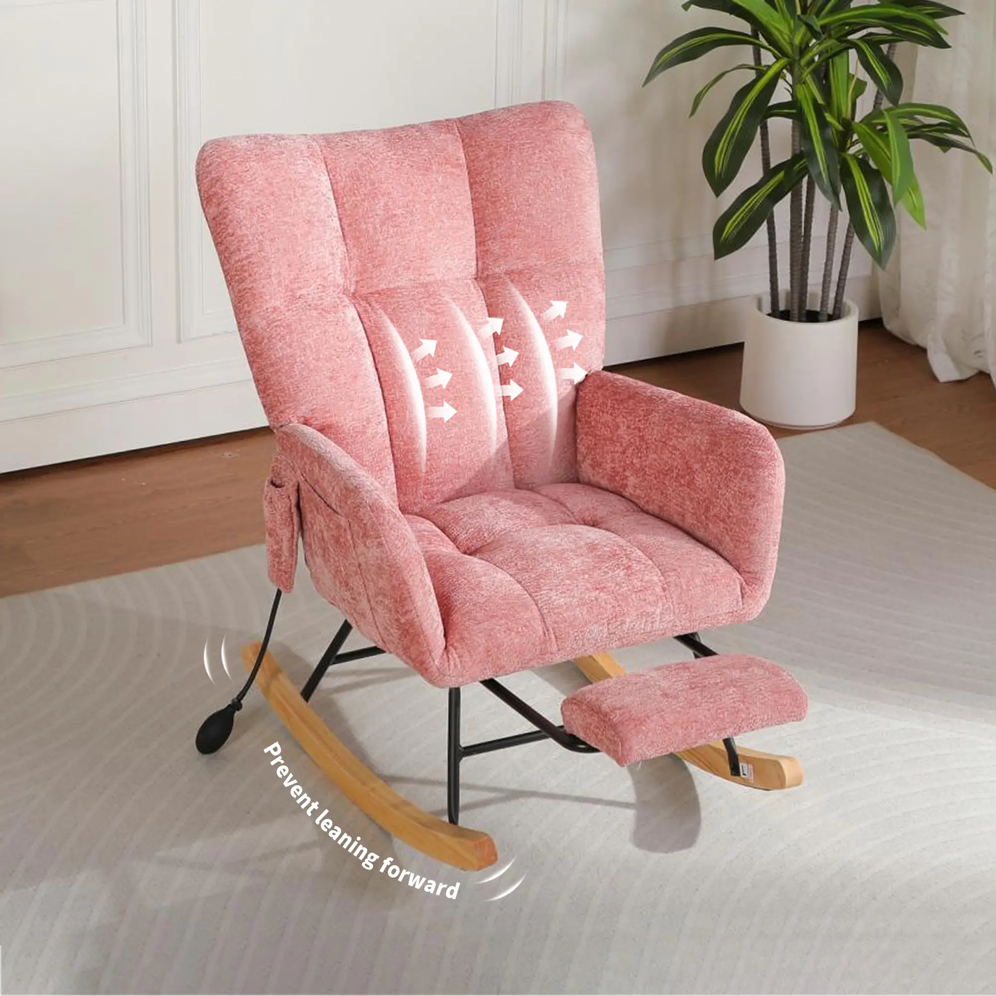 Pink- Airbag + Footrest Upgrade Edition