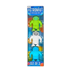 Astronaut Erasers - Set of 3