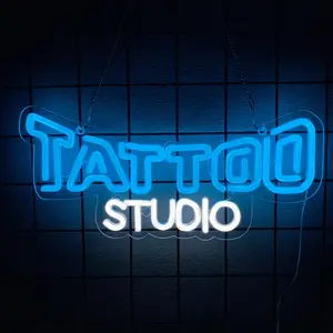 Tattoo Neon Sign  Tattoo Studio Neon Light for Tattoo Salon Studio Shop Business Logo Bedroom Beer Bar Pub Garage Man Cave Decor  Christmas Birthday Gift