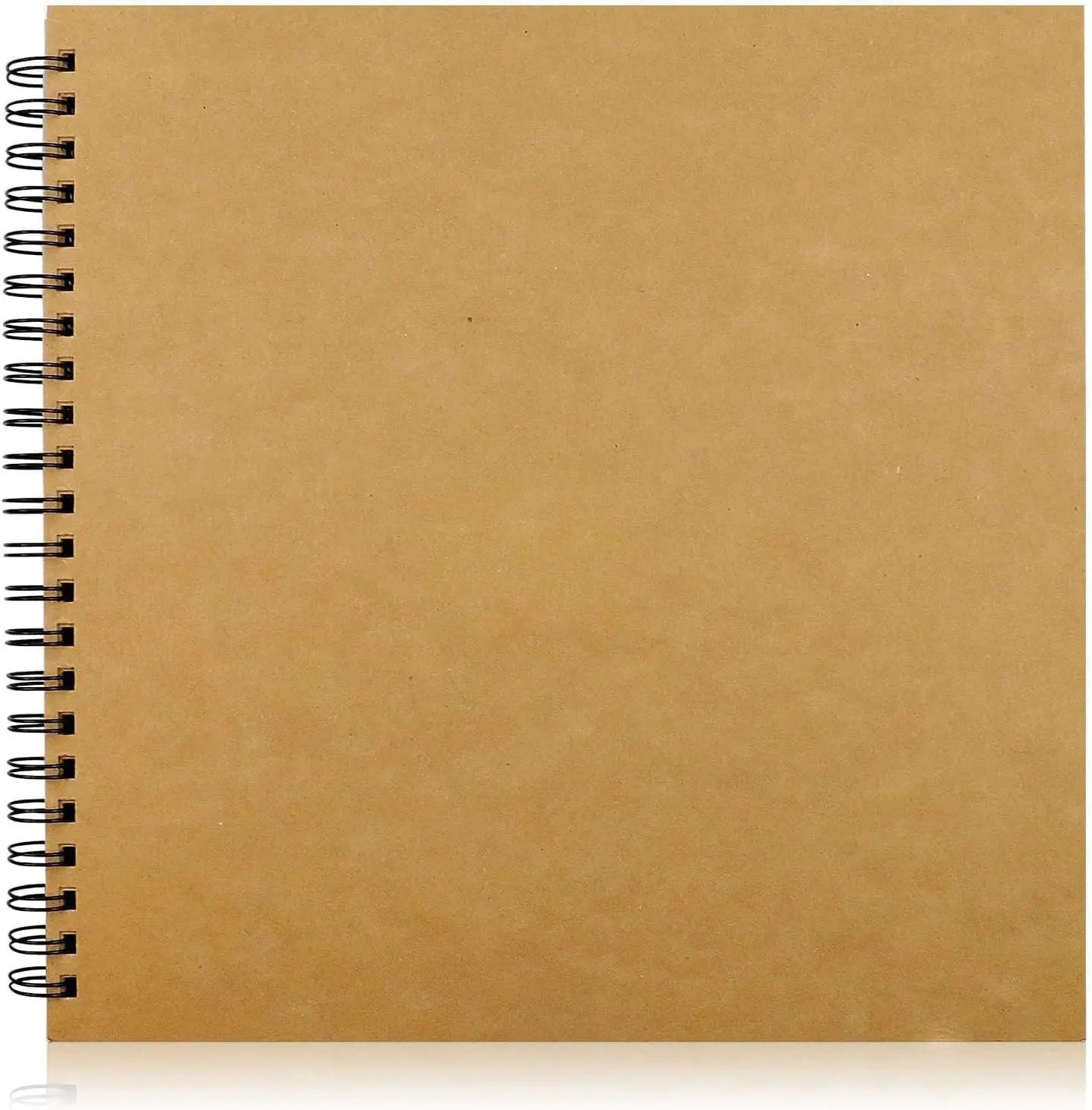 12x12 Scrapbook Album, 100 Pages Hardcover DIY Photo Memory Book | Thick 200gsm acid-free paper preventing yellowing, 360° lay-flat spiral for effortless crafting, durable protection