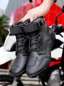 Professional Motorcycle Shoes, Comfortable Anti-Slip Off-Road Cycling Boots, High-Top Outdoor Sports Shoes for Men & Women