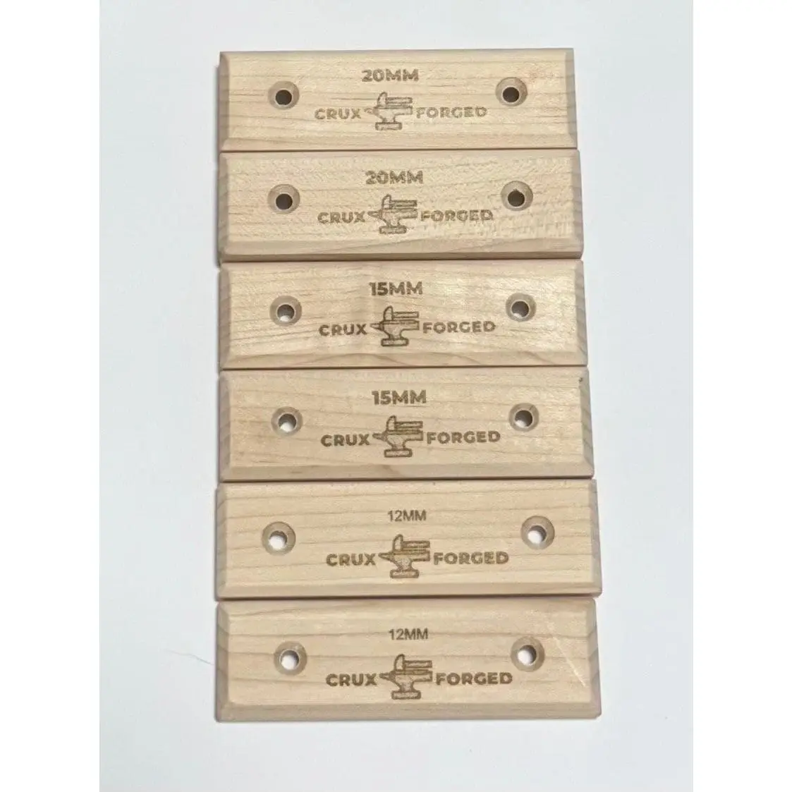Training Crimp Edge Pairs 6/8/10mm sets or 12/15/20mm sets