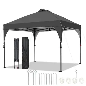 GDY 10*10ft Portable Waterproof Outdoor Canopy Heavy Duty Tents, Portable Bag Included