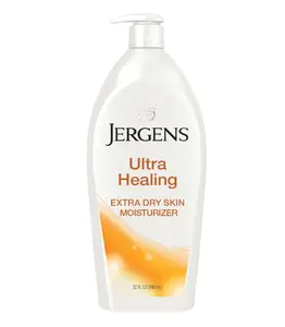 Jergens Ultra Healing Dry Skin Moisturizing Lotion – Quick Absorption Formula with Hydralucence and Essential Vitamins for Hands & Body, 32 oz