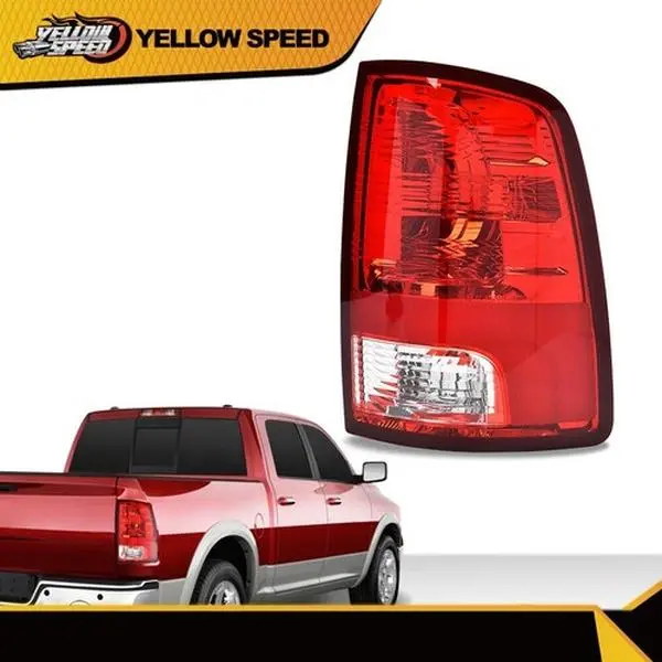 ALLGOOD LED Car Rear Passenger Side Tail Light Assembly - Direct Replacement for 09-18 Dodge Ram 1500 Classic, 2500, 3500 Truck - Reflective LED Lights Car Component, Drilling or Cutting Not Required, 1X Tail Lights (Passenger Side)