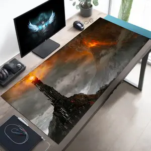 Lord Of The Rings Desk Mat – LOTR Mouse Pad – Middle Earth Mouse Mat - Desk Mat for Tolkien Fans – Mordor Desk Decor – Large Extended Mousepad – LOTF Fan Gift Idea - Tolkien Gift