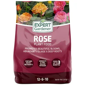 Rose Plant Food Fertilizer 12-6-10, 4 lb.