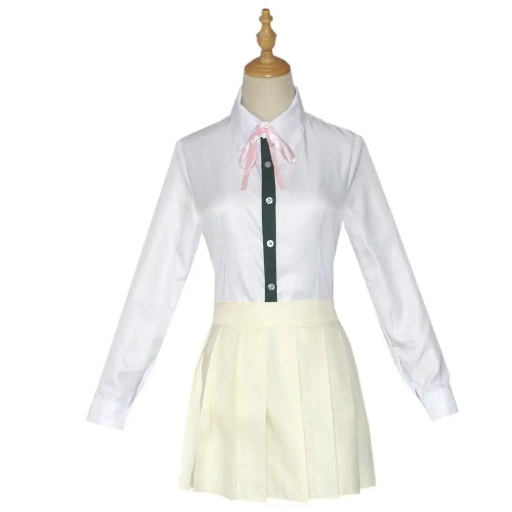 Danganronpa Nanami Chiaki Women's Basic Cosplay Costume Kit - Plastic-Infused JK Uniform with Shirt, Skirt, Coat for Halloween (Toys & Hobbies Specialty DIY Supplies)