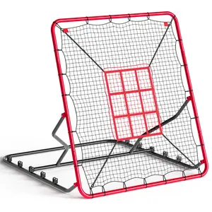Garvee Baseball Rebound Net 4 x 4.5 Feet, 5 Adjustable Angles, Pitching and Batting Trainer, UV Resistant Rebound Net, Field Trainer for Baseball and Softball Hitting Only, Net