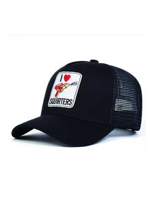 Unisex Squirters Letter Embroidered Baseball Cap, Adjustable Snapback Cap, Adjustable Sun Protection Hat for Outdoor Travel Beach Vacation, Sports Outdoor Hats, Adjustable Fit Hat