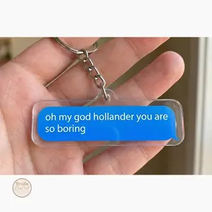 Oh My God Hollander You Are So Boring Acrylic Keychain, Heated Rivalry & Hollanov InspiredBag Charms, Team Rozano Keychain, Fan Gifts