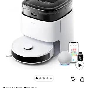 Lefant (NEW)LiDAR Robot Vacuum and Mop, 15000Pa Suction, 90-Day Self-Emptying, Obstacle Avoidance, Auto Mop Washing&Drying, All-in-One for Pet Hair Carpet, 5G WiFi Alexa/APP/iWatch Control, M3