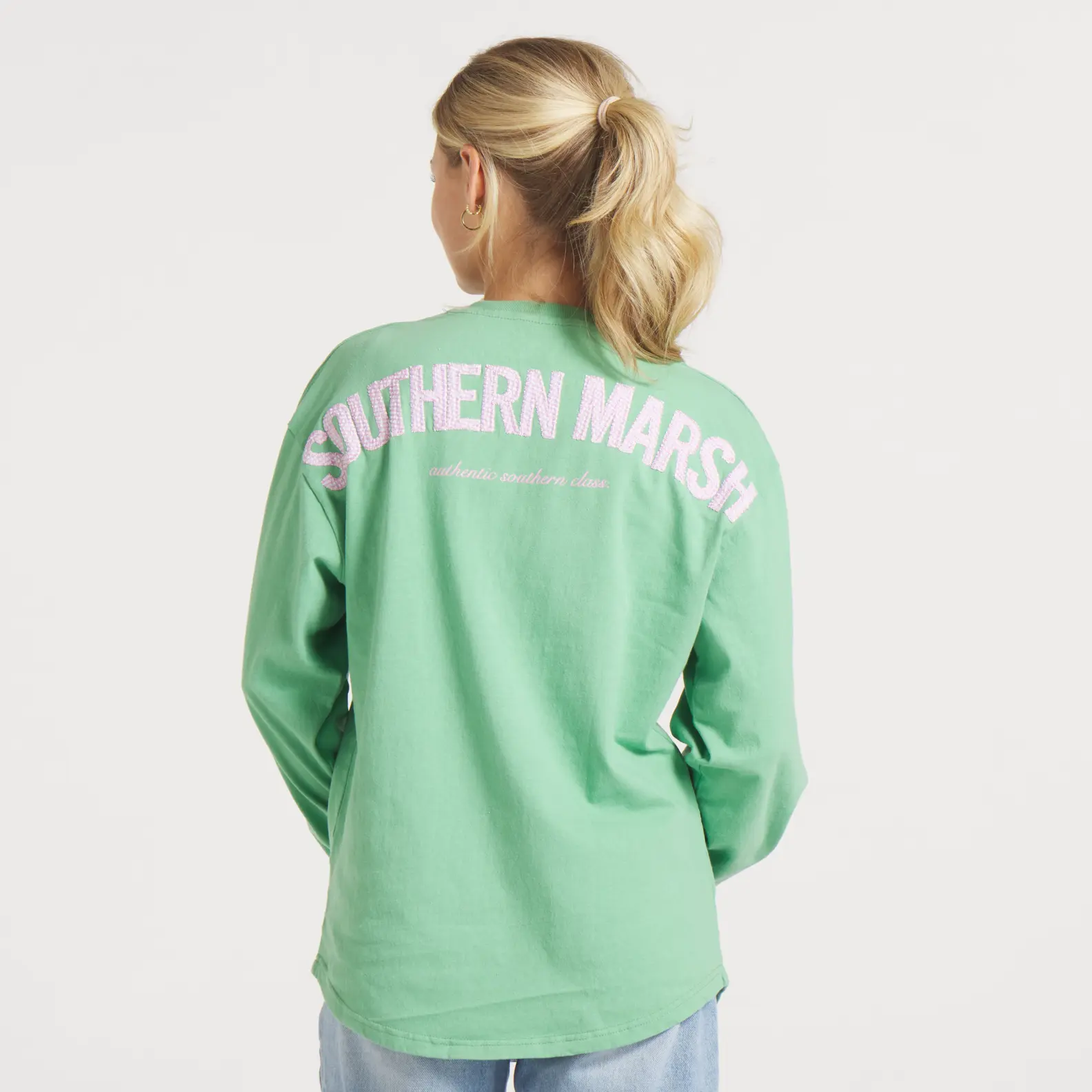 Asparagus with Pink Seersucker