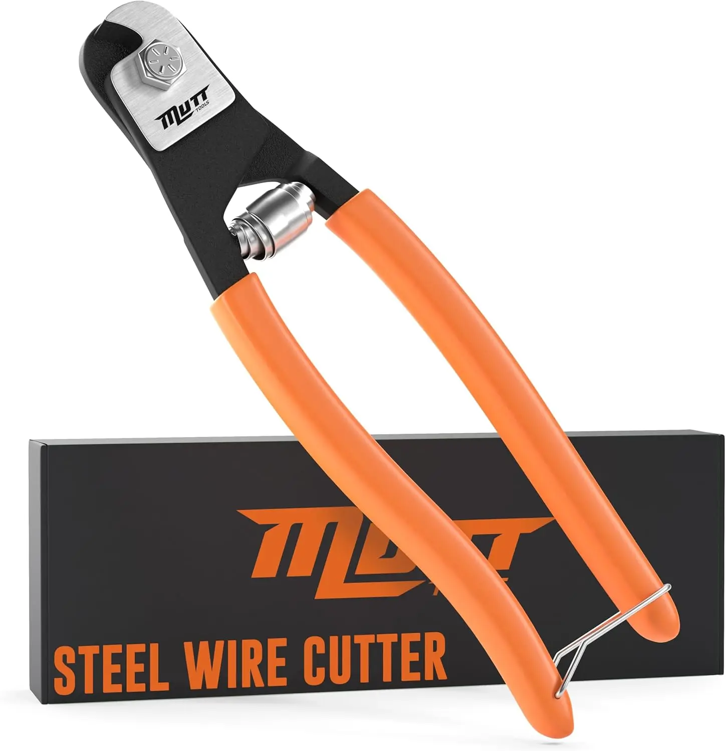 Heavy Duty Steel Cable Cutter – Wire Rope Cutting Tool Cuts up to 5/32" Diameter for Railings, Bicycle & Aircraft Cables