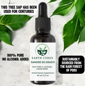 2 OZ 60 ML -100% Pure Croton Lechleri Liquid Resin (Sangre de Grado) Herbal Dietary Supplement and Topical Wound Treatment - Edible, Healthcare