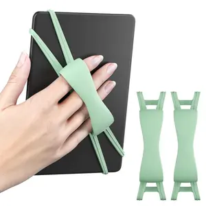 Tablet Safety Strap, High Elasticity Multi-Functional Lightweight Finger Grip Stand, Comfortable Tablet Hand Strap Bed Reading Accessory