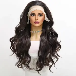Melanie she's a 26 inch lace front wavy very glam futura fiber By Beautiful by pinky ,matte,heat friendly she comes with a wig stand a wig cap and her pink satin bags delivered in a pink box