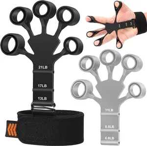 Grip Strength Trainer - Double-Sided Finger Exerciser and Hand Strengthener for Hand Therapy, Rock Climbing - Relieve Pain for Arthritis, Carpal Tunnel