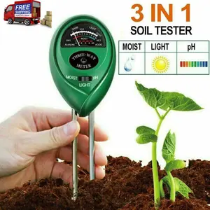 3 in 1 PH Tester Soil Water Moisture Light Test Meter for Garden Plant Seeding