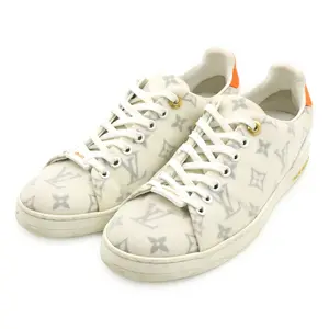 Pre-owned Louis Vuitton Others Small Leather Goods Frontrow Line Monogram Fabric Sneakers