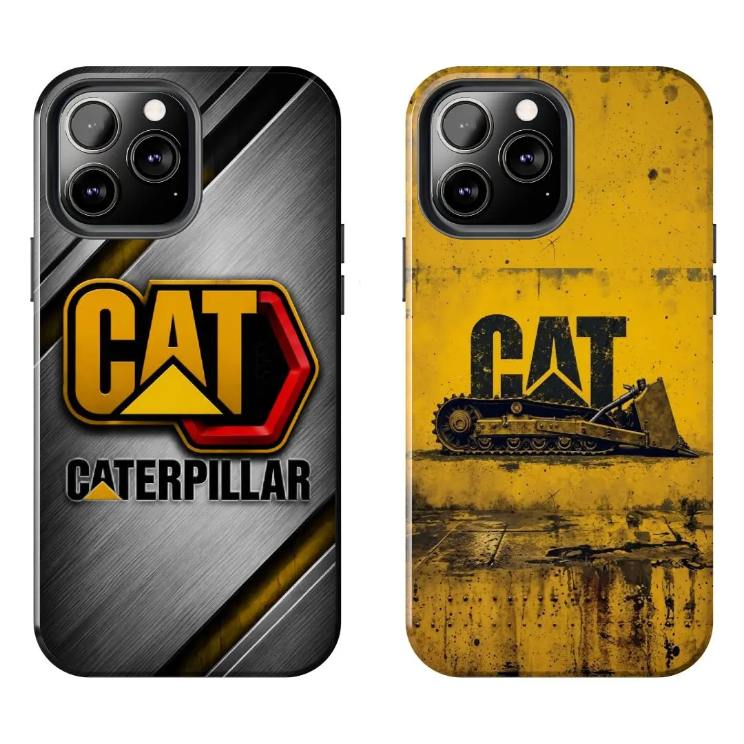 Caterpillar Power, Strength, Durability Compatible with iPhone 7, 8, X, 11, 12, 13, 14, 15, 16 17 & Samsung Galaxy S21, S22, S23 & S24 S25 series Phone Case Cover