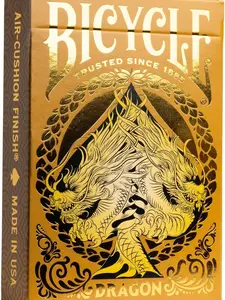 Bicycle Dragon Foil Premium Playing Cards, 1 Deck