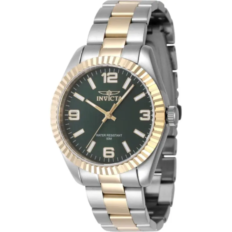 Invicta Women's 47470 Specialty Quartz 3 Hand Green Dial Watch