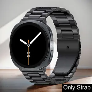 Stainless Steel Strap for Samsung Galaxy Watch 40mm 44mm 46mm, Adjustable Band for Men Women, Fits Samsung 8 Classic Ultra 47mm