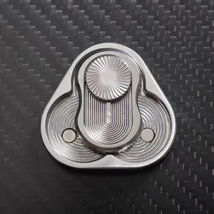 Metal Fidget Slider Triangular Rotating Edc Toy for Adults, Stress Relief Fidgeting, Silver Color or Vibrant Colors, Stress Relief and Anxiety Reduction, Durable and Portable