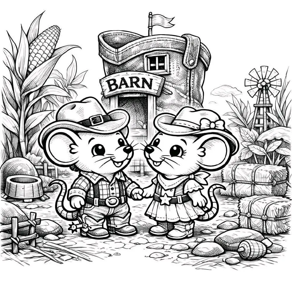 mike and Heather Mouse mike and Heather Mouse