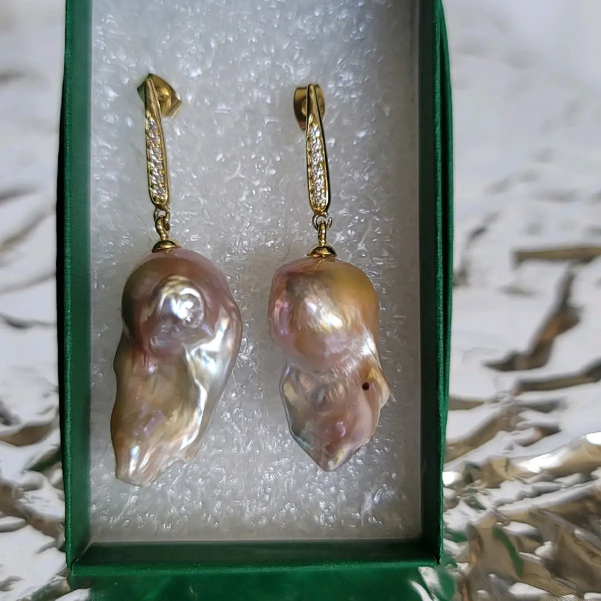 Baroque Earrings 27mm - Perfect for Any Occasion