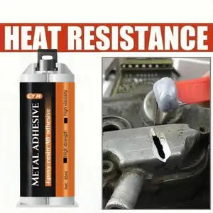 85ML Epoxy Metal Adhesive for High Strength Defect Repair, Non-Toxic and Odorless, Acid-Base and Oil Resistant for Industrial Use