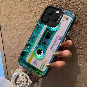 Retro cassette tape Protective Phone Case Suitable for iPhone 17 16e 16 15 14 13 12 11 Mini Pro Max Air X XR XSMAX 8 7 Plus Anti Fall Matte Back Cover Casing