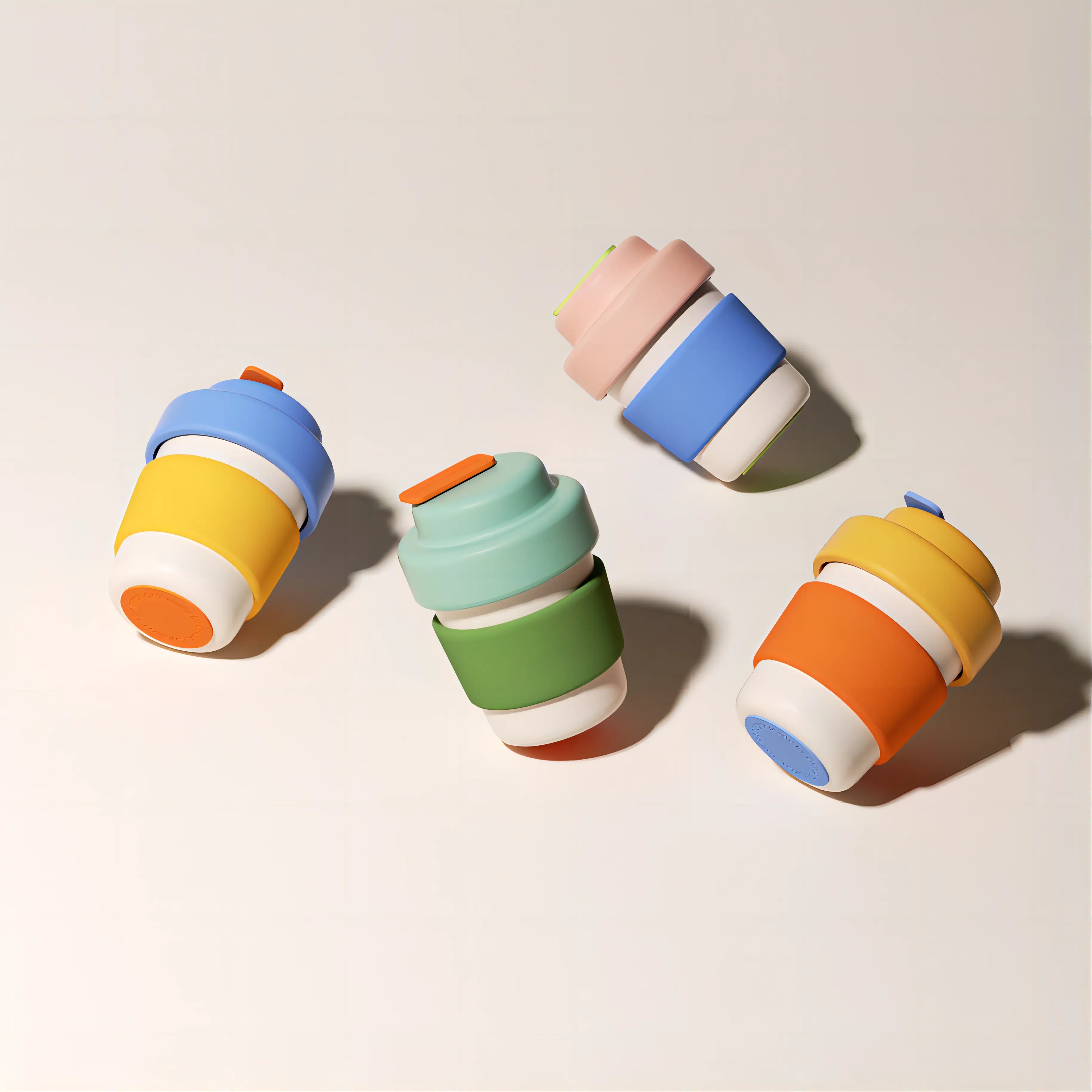 Travel Mug 14Oz Stainless Steel，Easy to Grip，Stay hot and cold，BPA free Insulated Insulation Bottled Water Bottles Coffee Cup Tumblers Portable