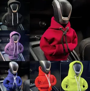 Hoodie Car Shift Cover Fashion Shift Hoodie Car Shift Knob Cover Manual Grip Gear Sweatshirt Shift Lever Cover