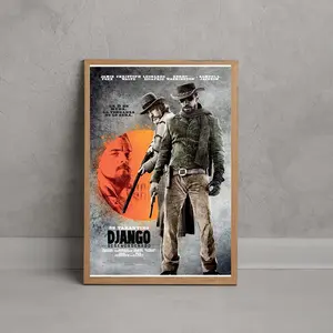 Django Unchained Poster, Movie Poster, Wall Art, Room Decoration, Art Poster for Gifts, Canvas Printanvas Print