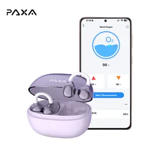 PAXA Hbuds pro  Bluetooth Heart Rate Earphones, supporting heart rate and blood oxygen detection, equipped with optical in ear detection, IPX5 waterproof and sweat proof, very suitable for outdoor sports