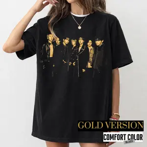 Vintage Korean Pop World Tour Style T-Shirt, Retro 90s Kpop Inspired Graphic Tee, Fan Art Merch Shirt