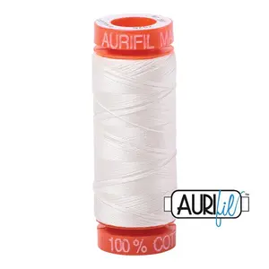 Aurifil Cotton Thread 50wt 220yds - Chalk