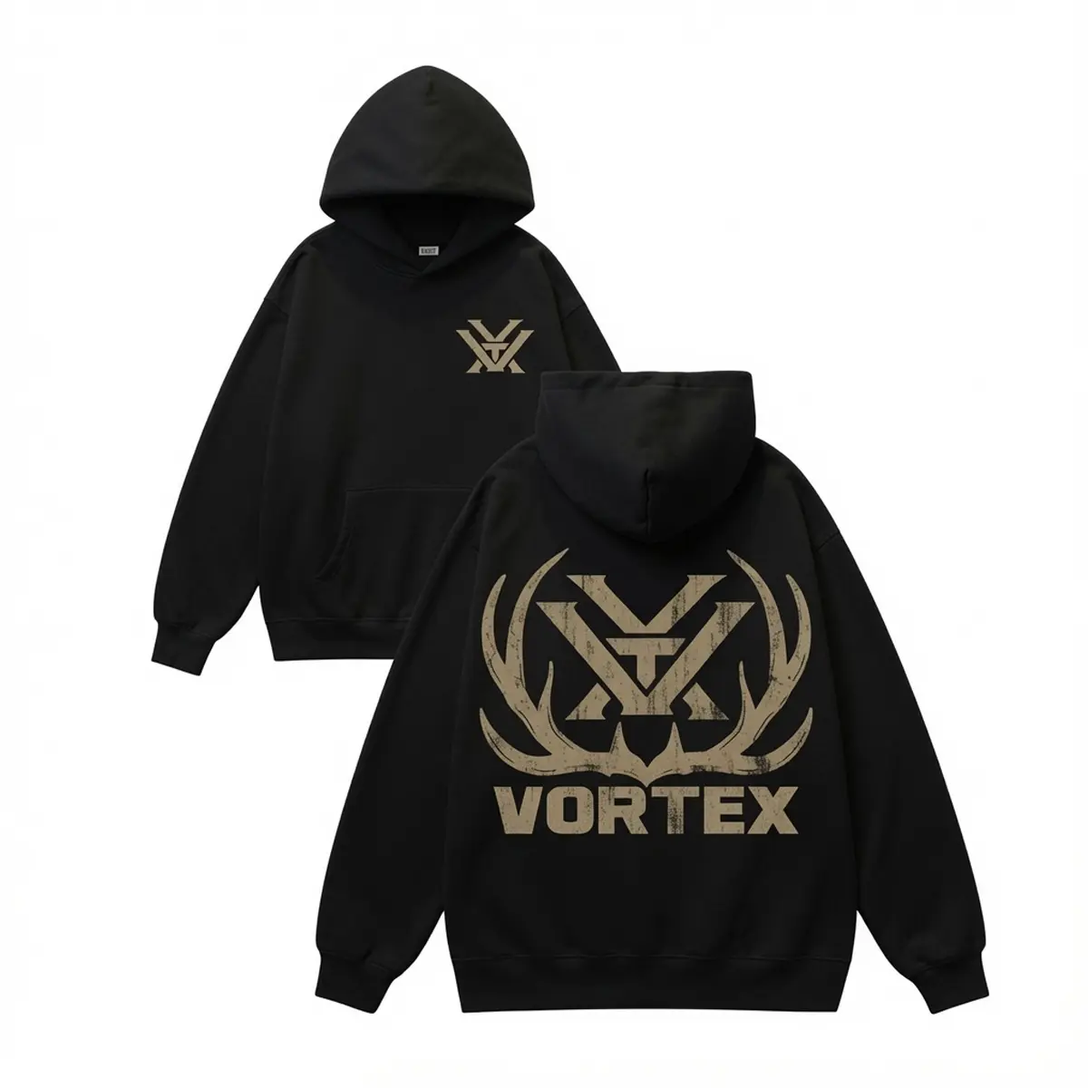 Local Men's Vortex Tactical Men's Heavyweight Fleece Hoodie Deer Antler Graphic Hunting Outdoor Sweatshirt, Aesthetic Streetwear Premium Winter Warmth, Perfect Outfit for Hunting Lovers Unisex