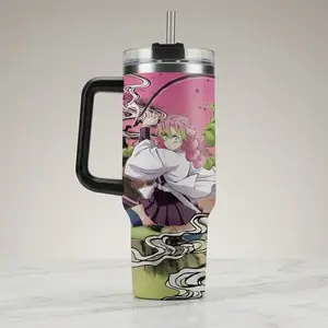 Mitsuri Kanroji Kimestu no Yaiba Demon Slayer Anime 40oz Stainless Steel Tumbler